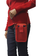 Load image into Gallery viewer, Full Grain Leather Mobile Phone Travel Bag