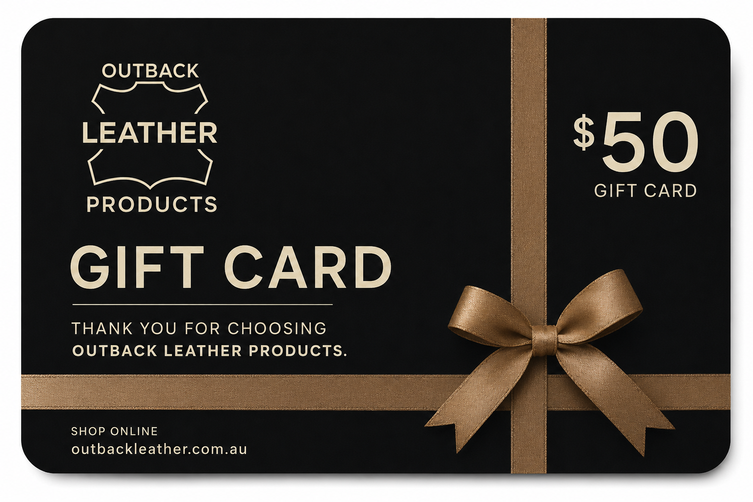 Outback Products GiftCard – Outback Leather Products
