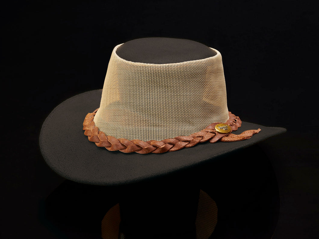 Outback Canvas Mesh Hat