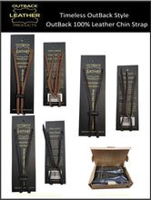 Load image into Gallery viewer, Outback 100% Leather Chin Strap

